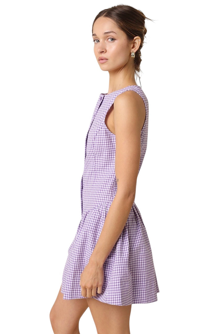 Wagner Gingham Mini Dress