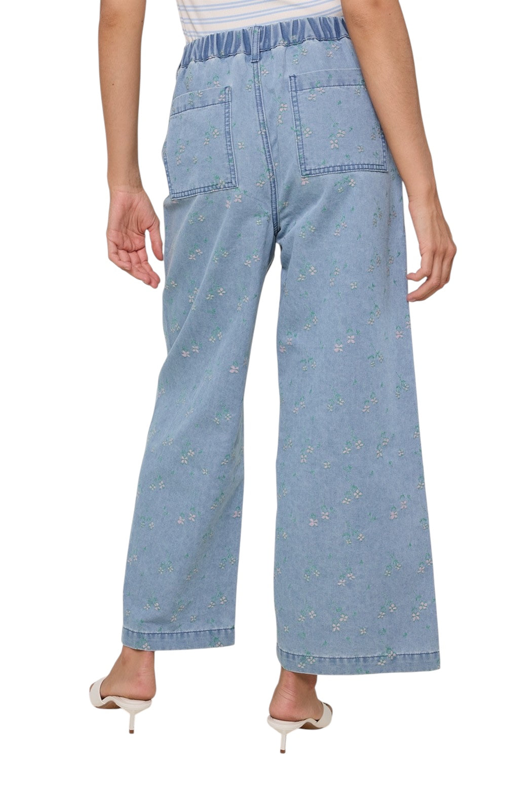McBride Floral Denim Pants