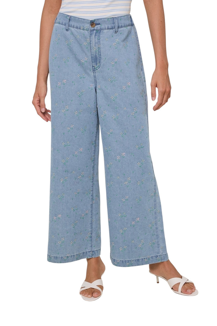 McBride Floral Denim Pants