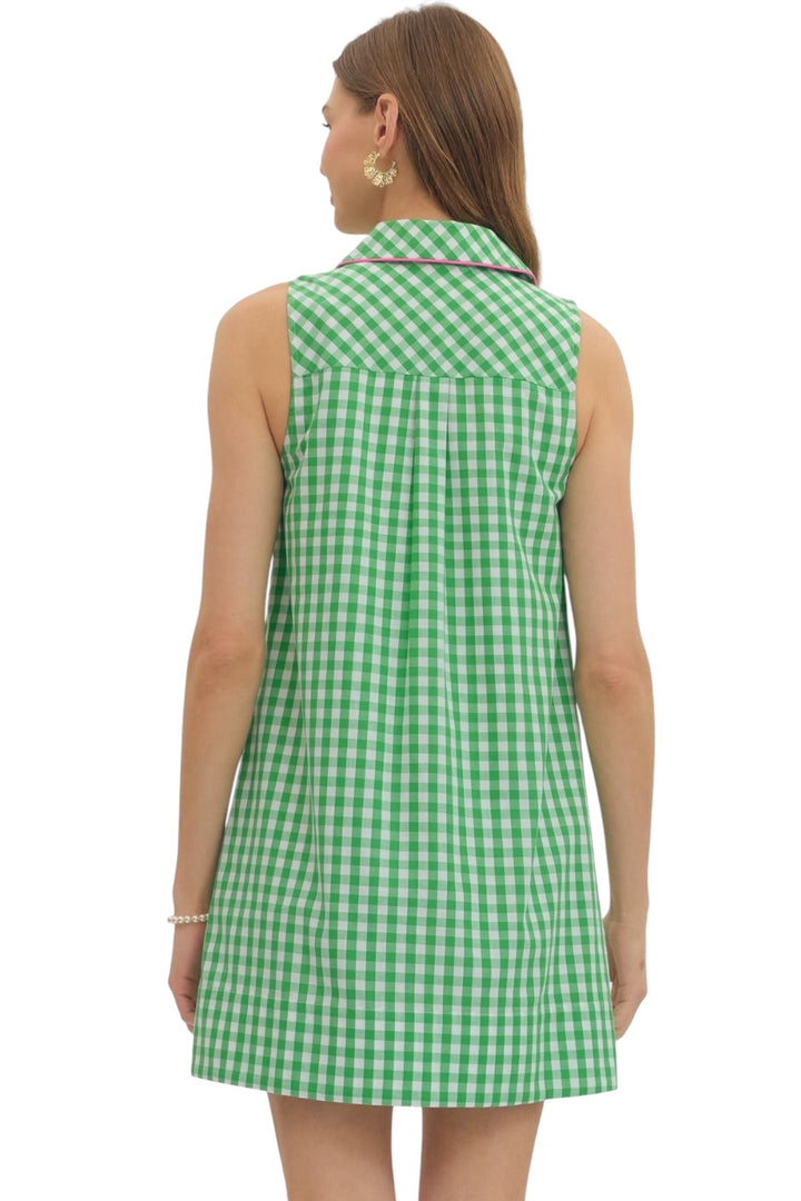 Newton Contrast Trim Mini Dress