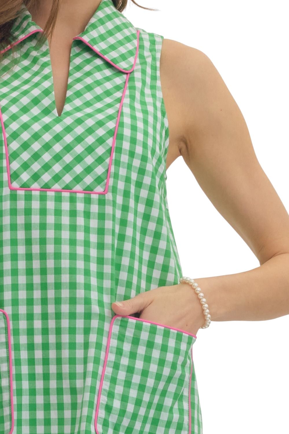 Newton Contrast Trim Mini Dress