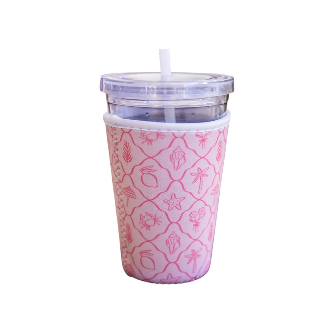 Pink Palm Drink Sleeve