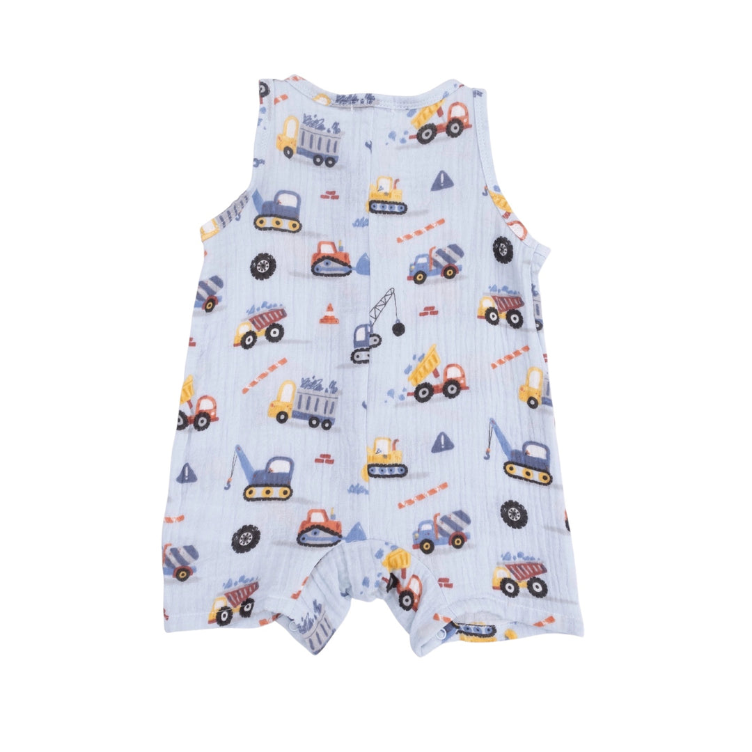 Crayon Construction Shortie Romper