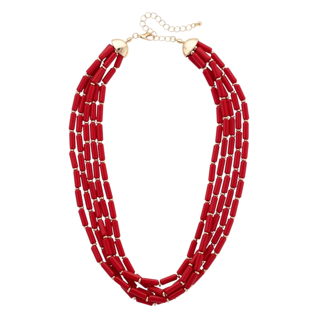 Santorini Beaded Necklace