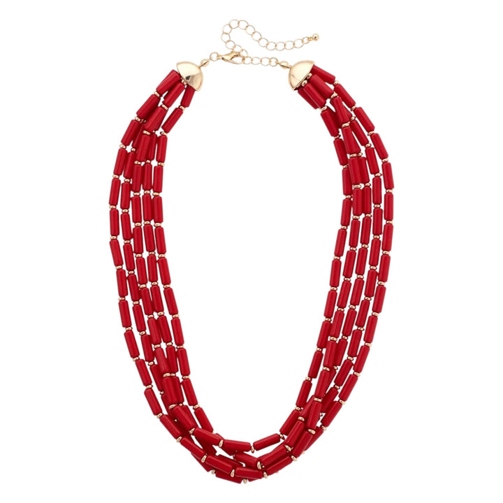 Santorini Beaded Necklace