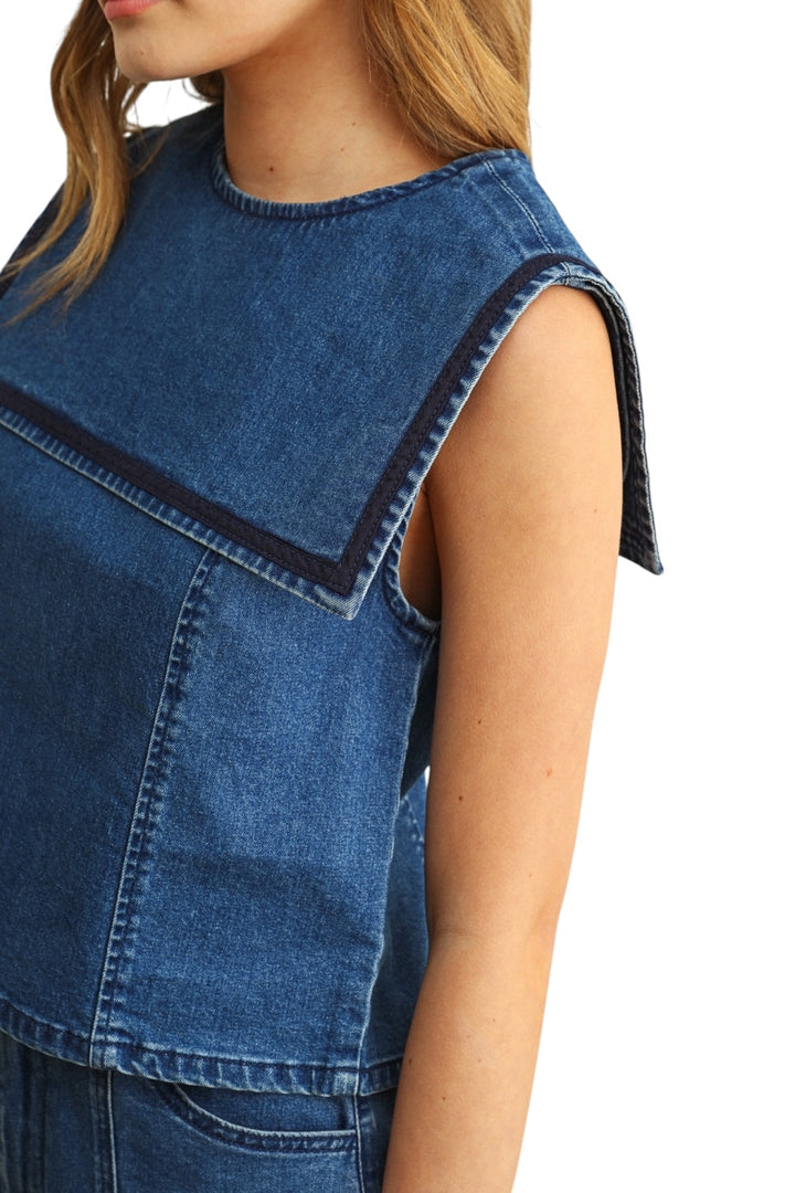 Hoover Denim Shorts Set