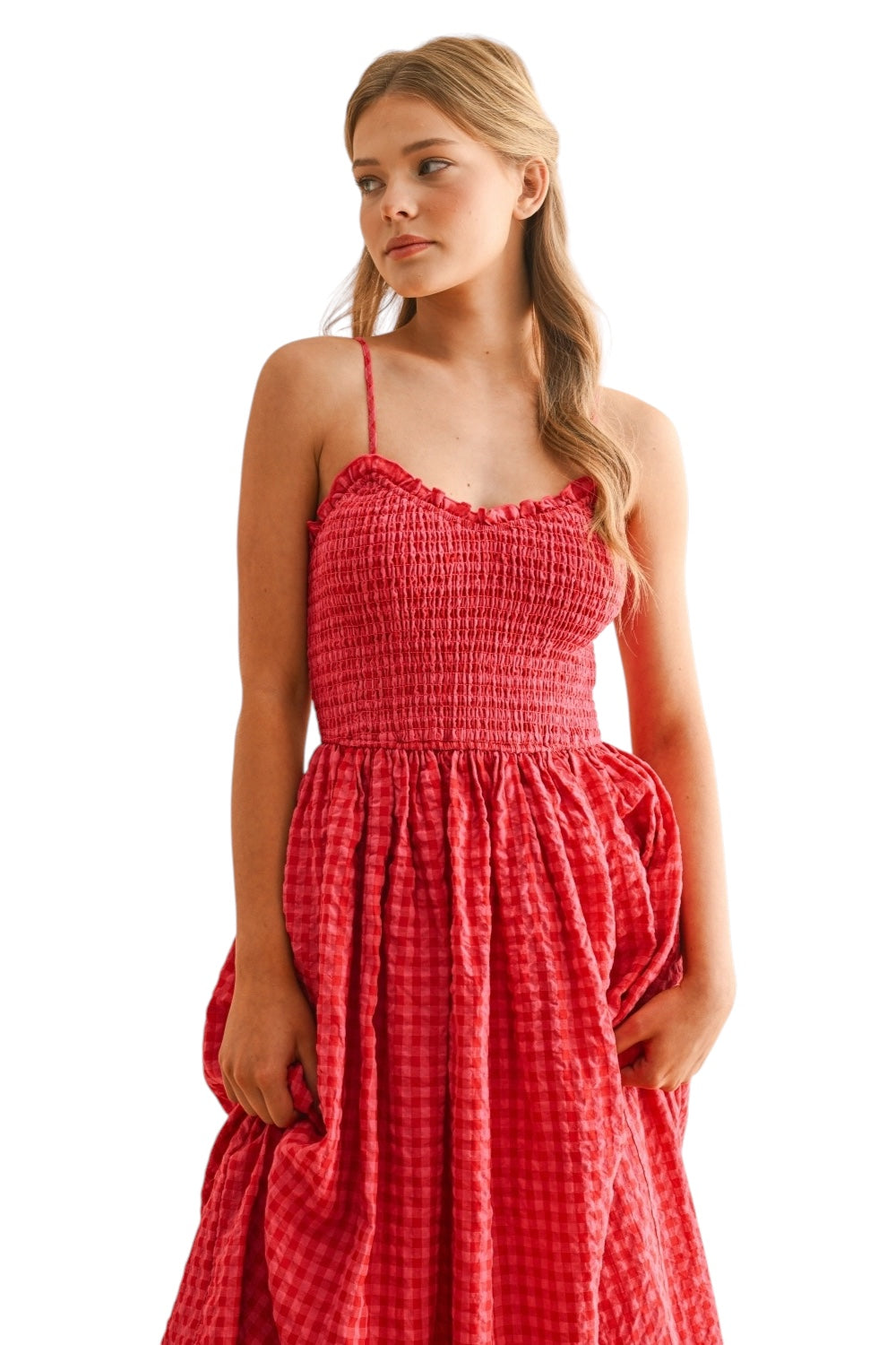 Kearney Gingham Maxi Dress