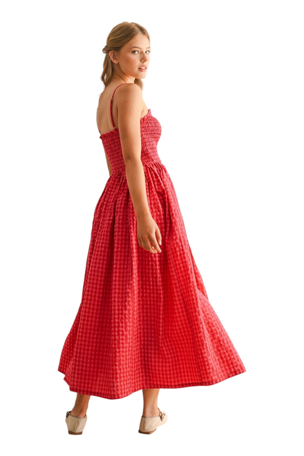 Kearney Gingham Maxi Dress