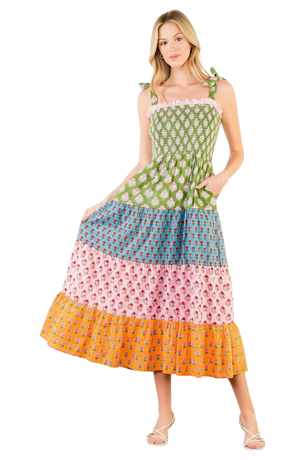 Lanier Tiered Maxi Dress