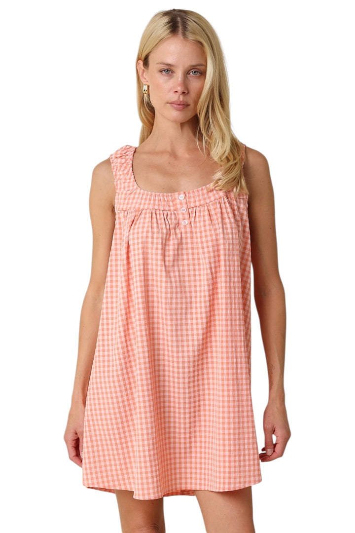 Merritt Gingham Mini Dress