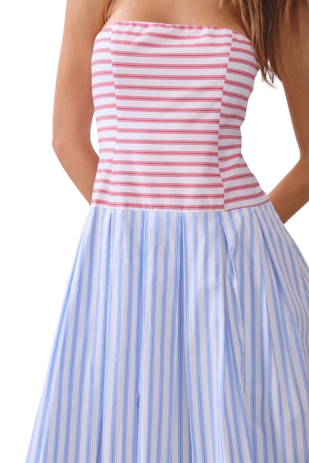 Cleveland Strapless Midi Dress