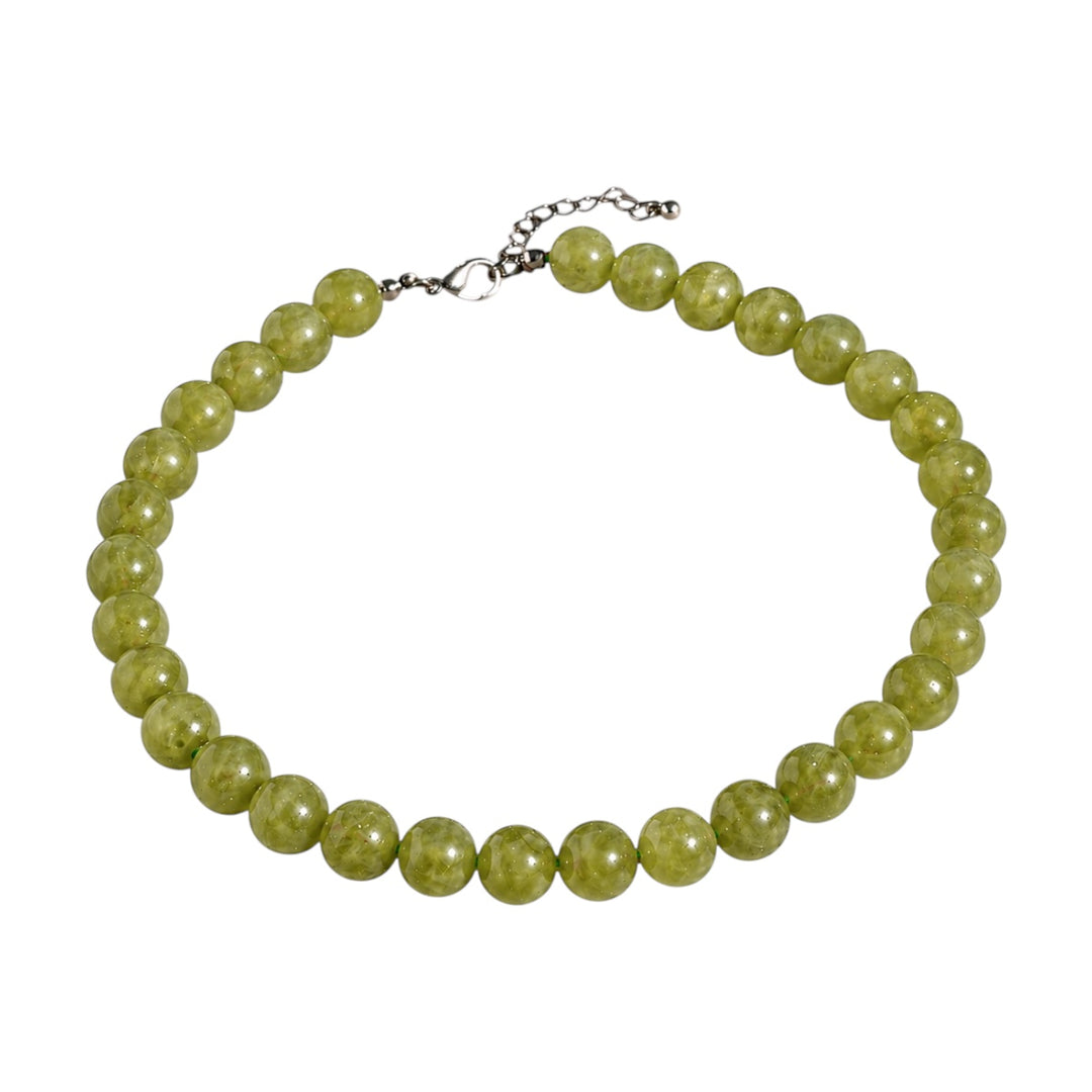 Natural Stone Beaded Necklace