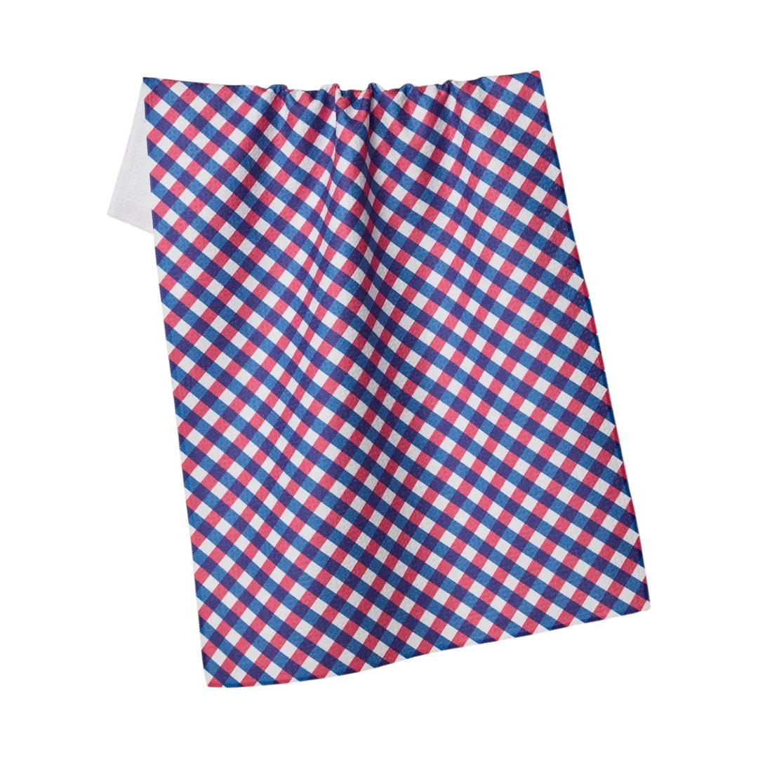 Heritage Check Geometry Tea Towel