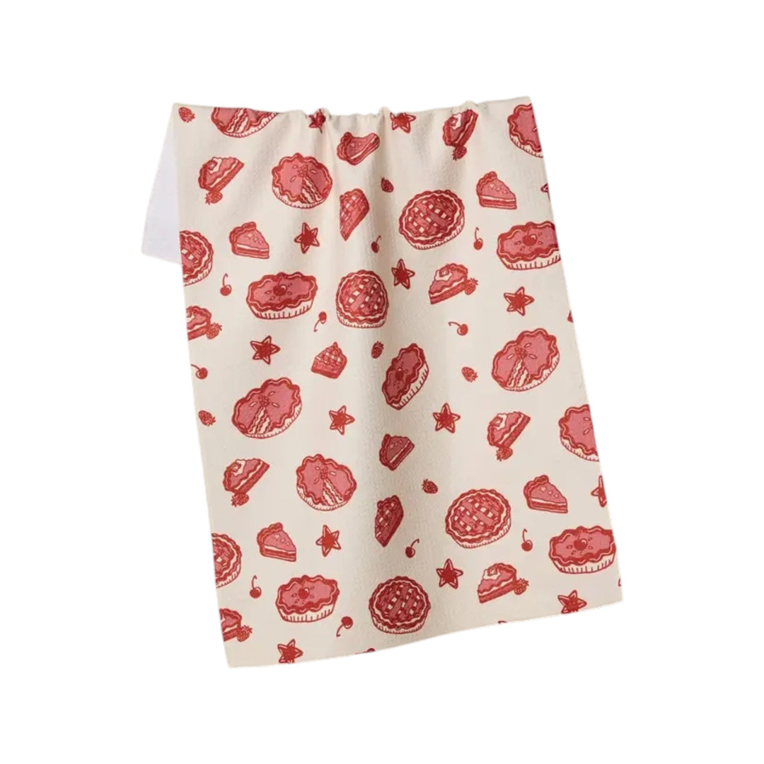 Pie-Triotic Geometry Tea Towel