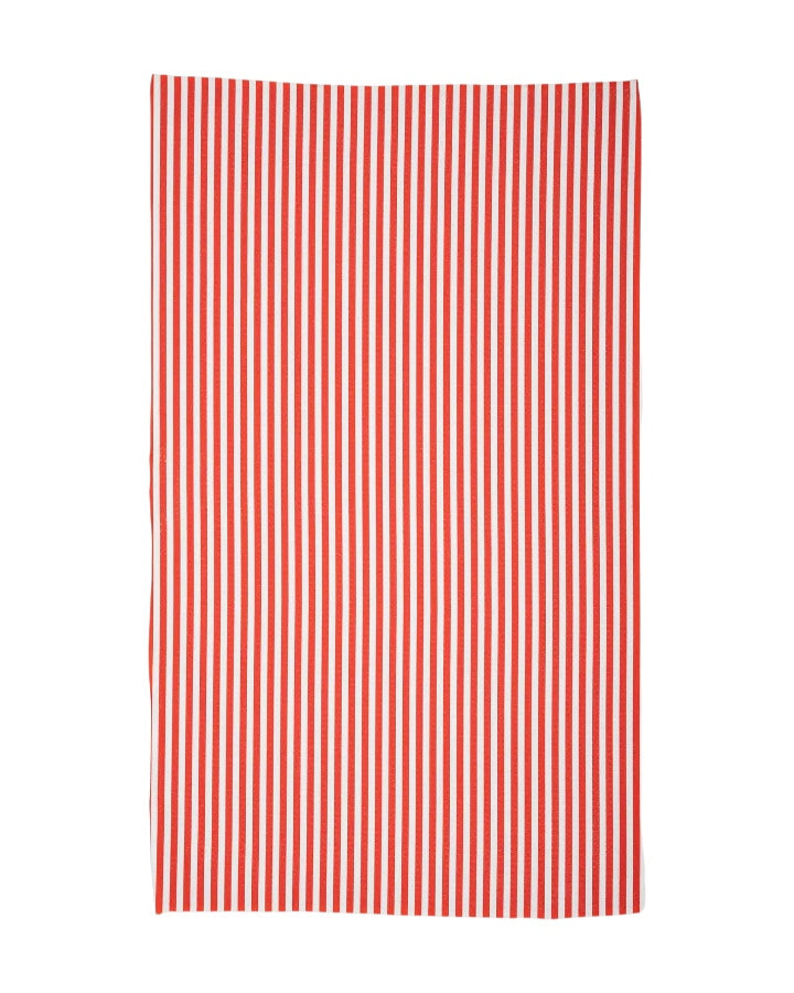 Summer Stripe Geometry Tea Towel