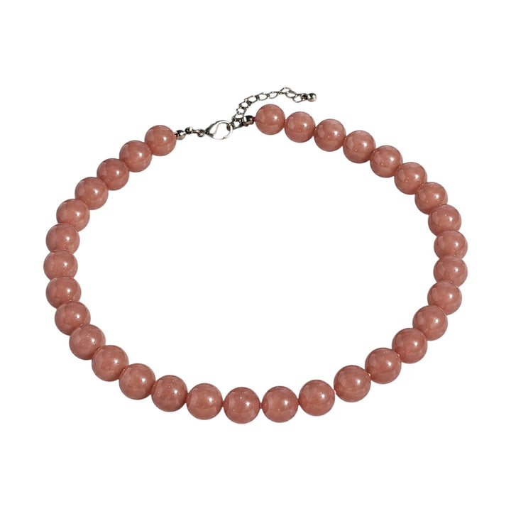 Natural Stone Beaded Necklace