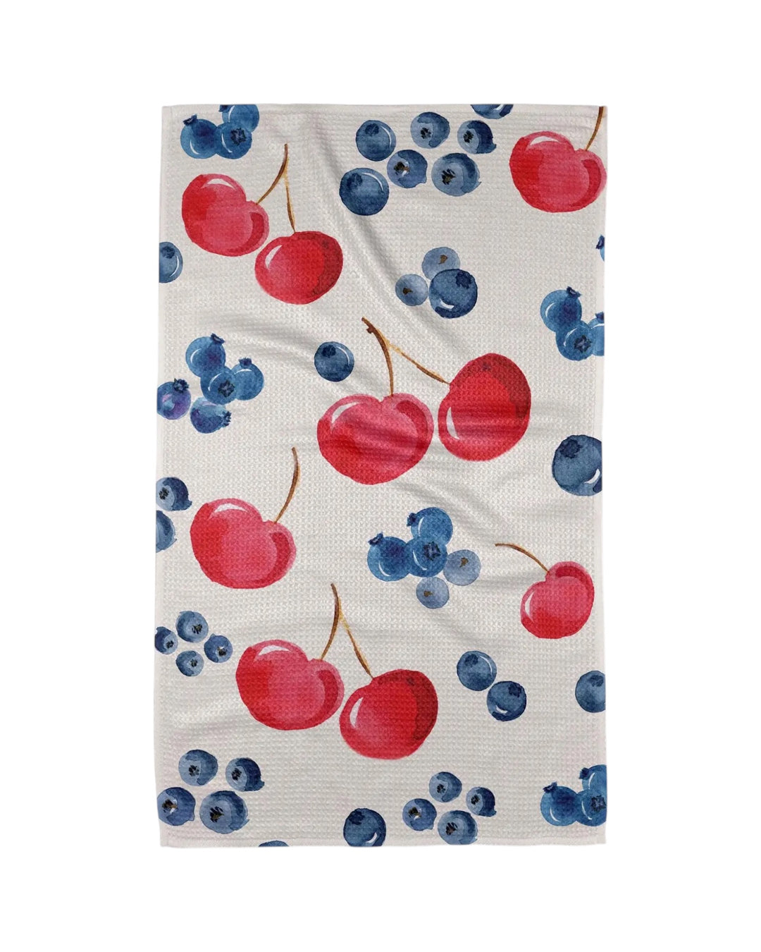 Cherry On Top Geometry Tea Towel