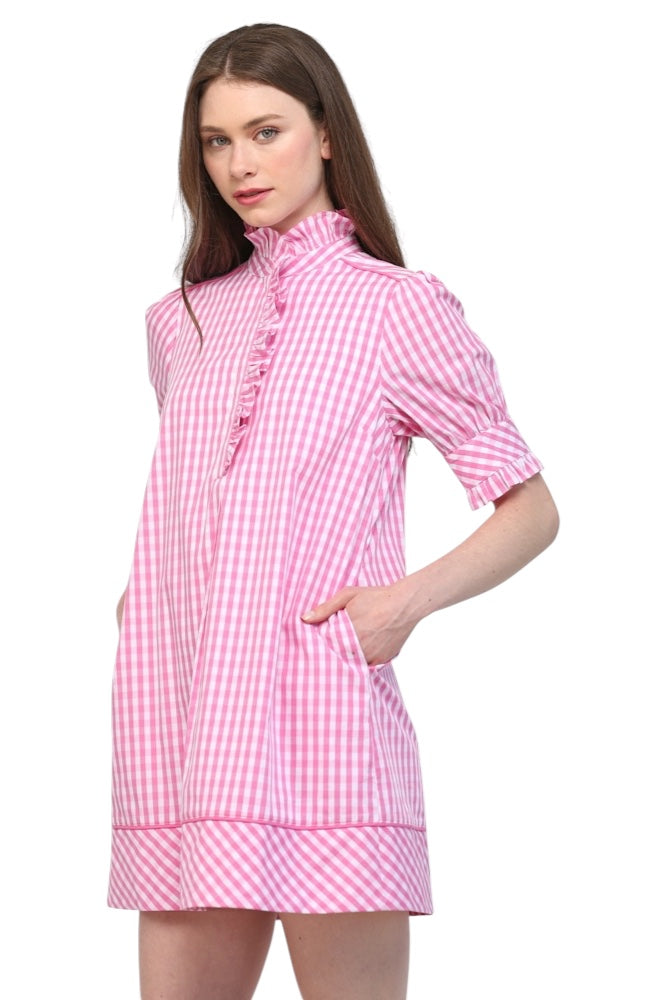 Farrier Gingham Mini Dress