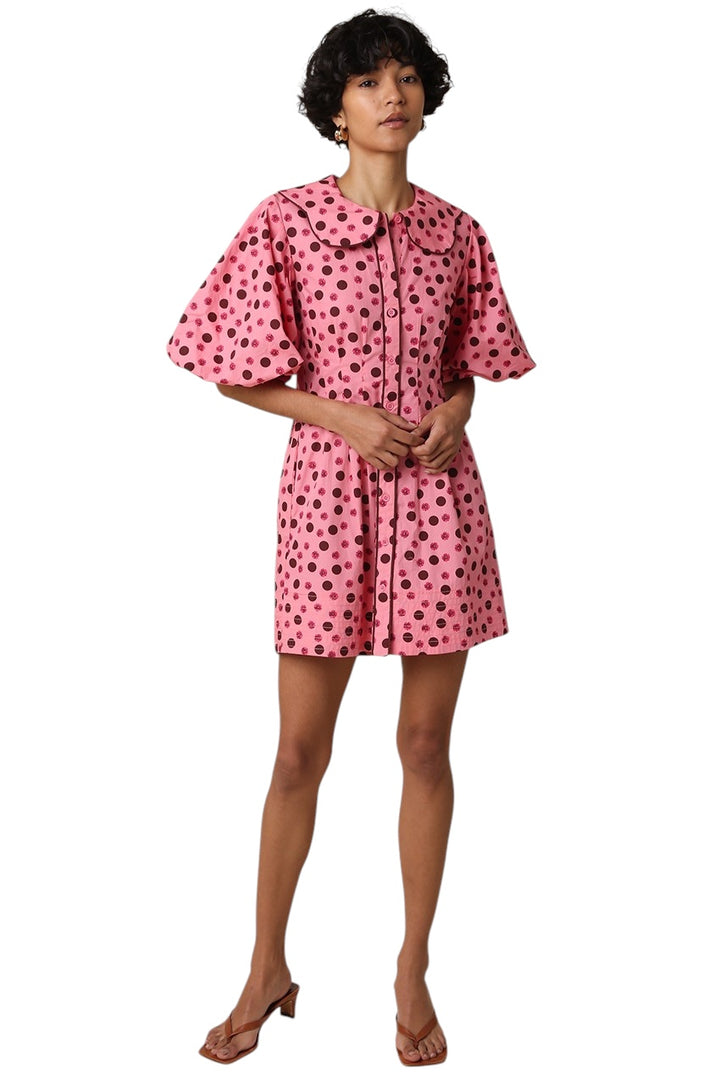 Burke Polka Dot Mini Dress