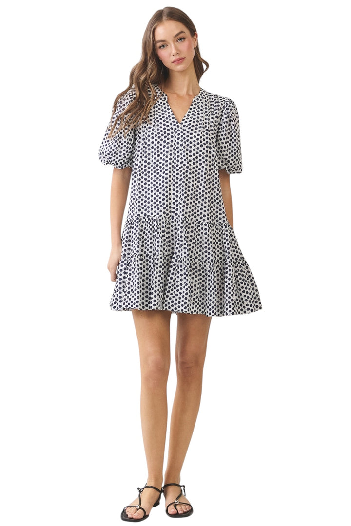 Herndon Polka Dot Mini Dress