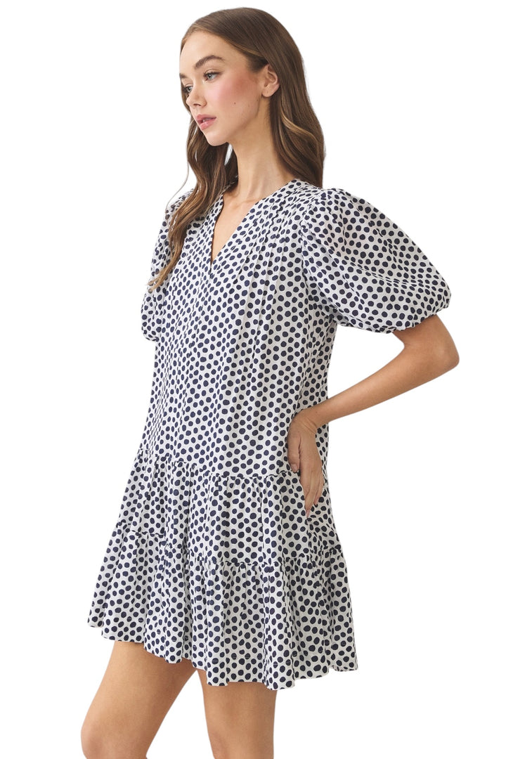 Herndon Polka Dot Mini Dress