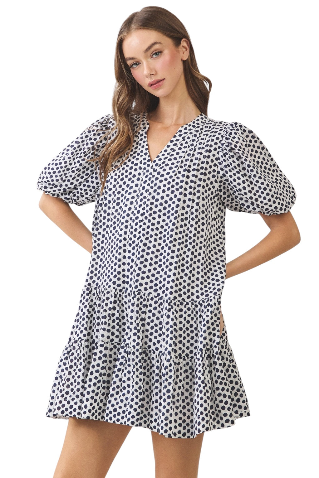 Herndon Polka Dot Mini Dress