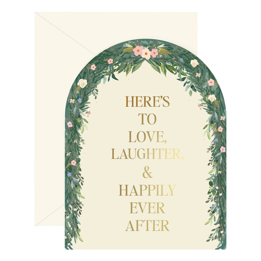 Love &amp; Laughter Wedding Card