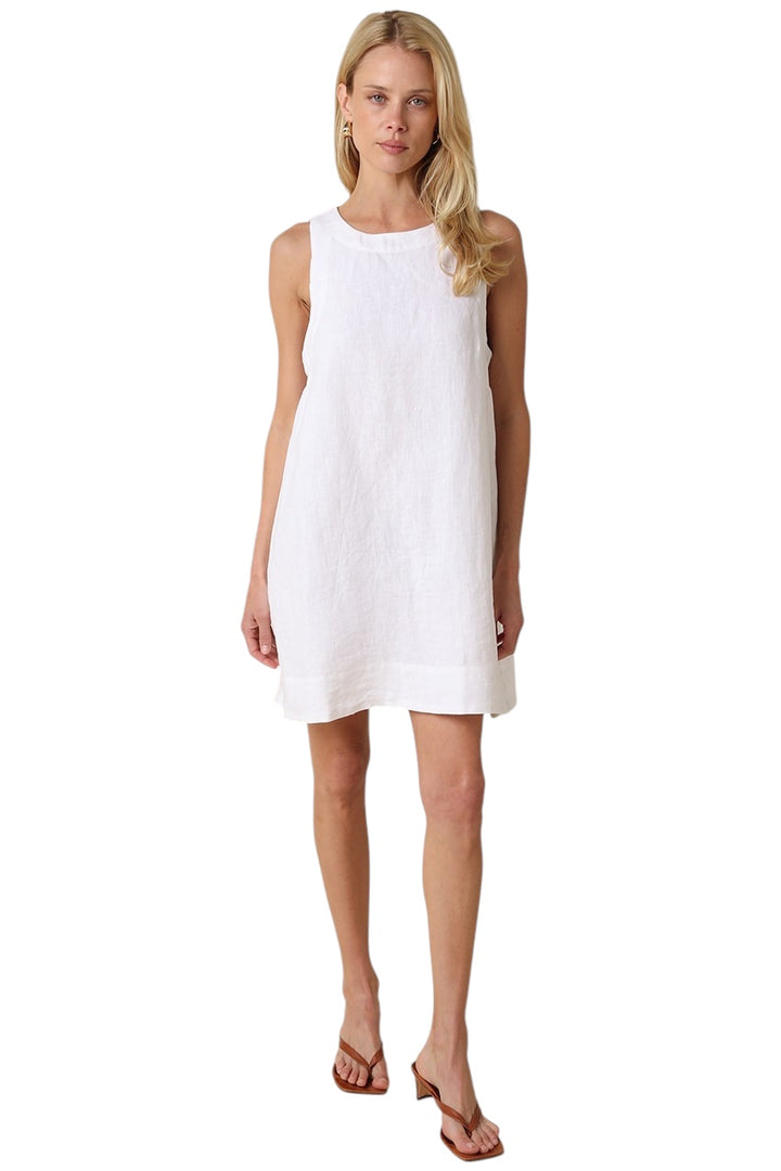 Lena Linen Mini Dress
