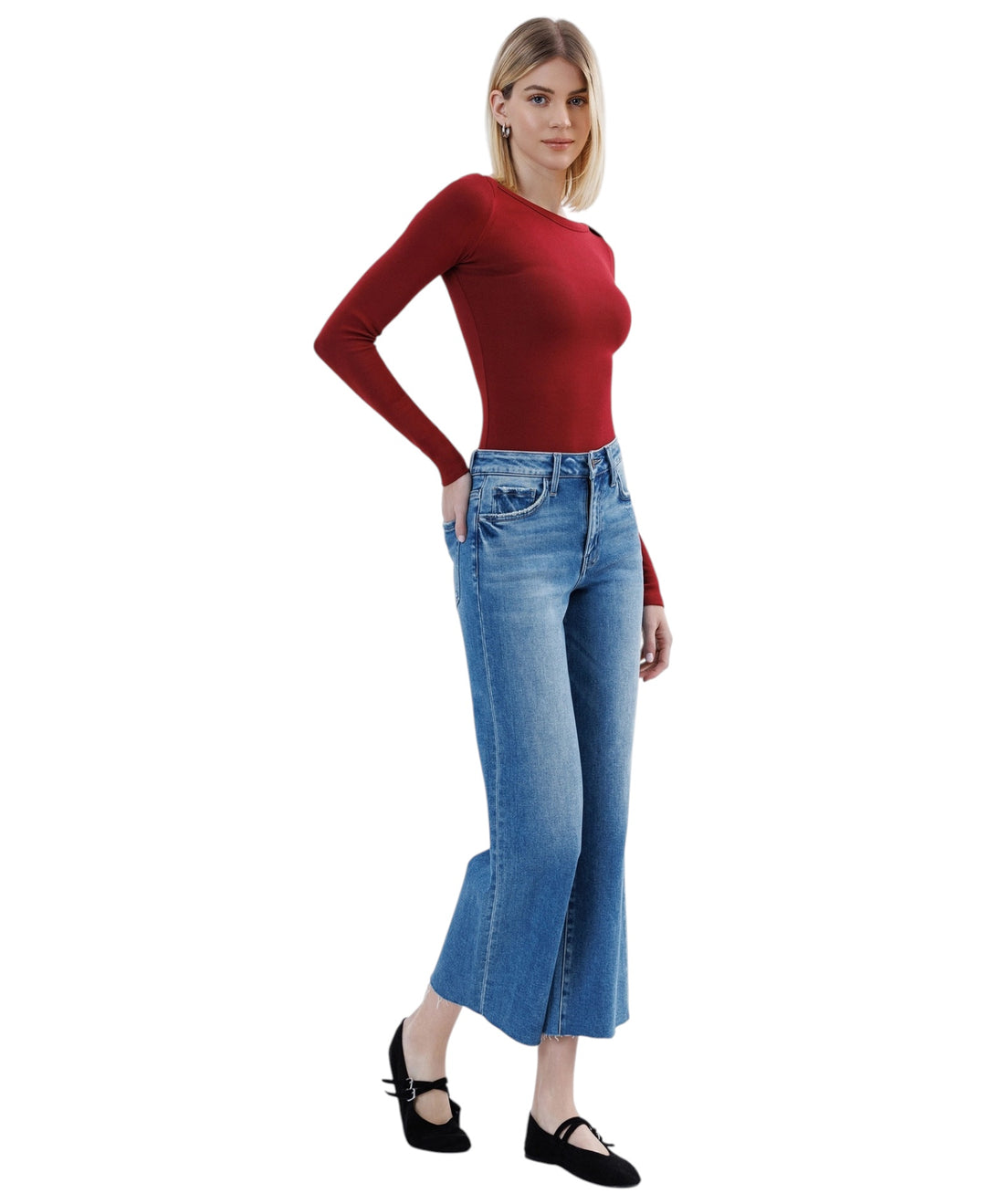 Jubilation High Rise Crop Jeans