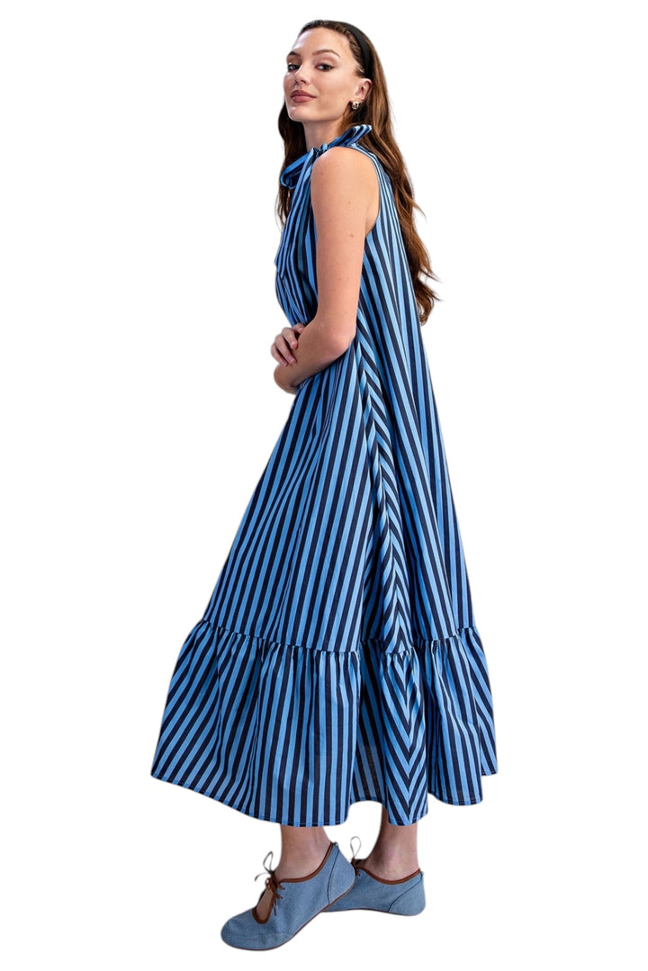 Brandt Striped Midi Dress