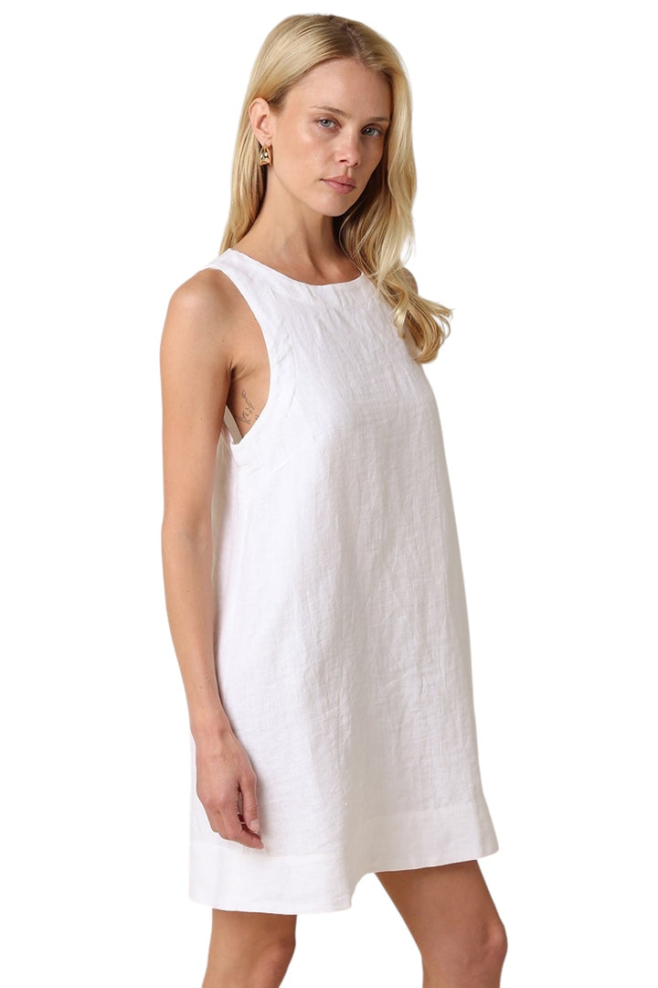 Lena Linen Mini Dress