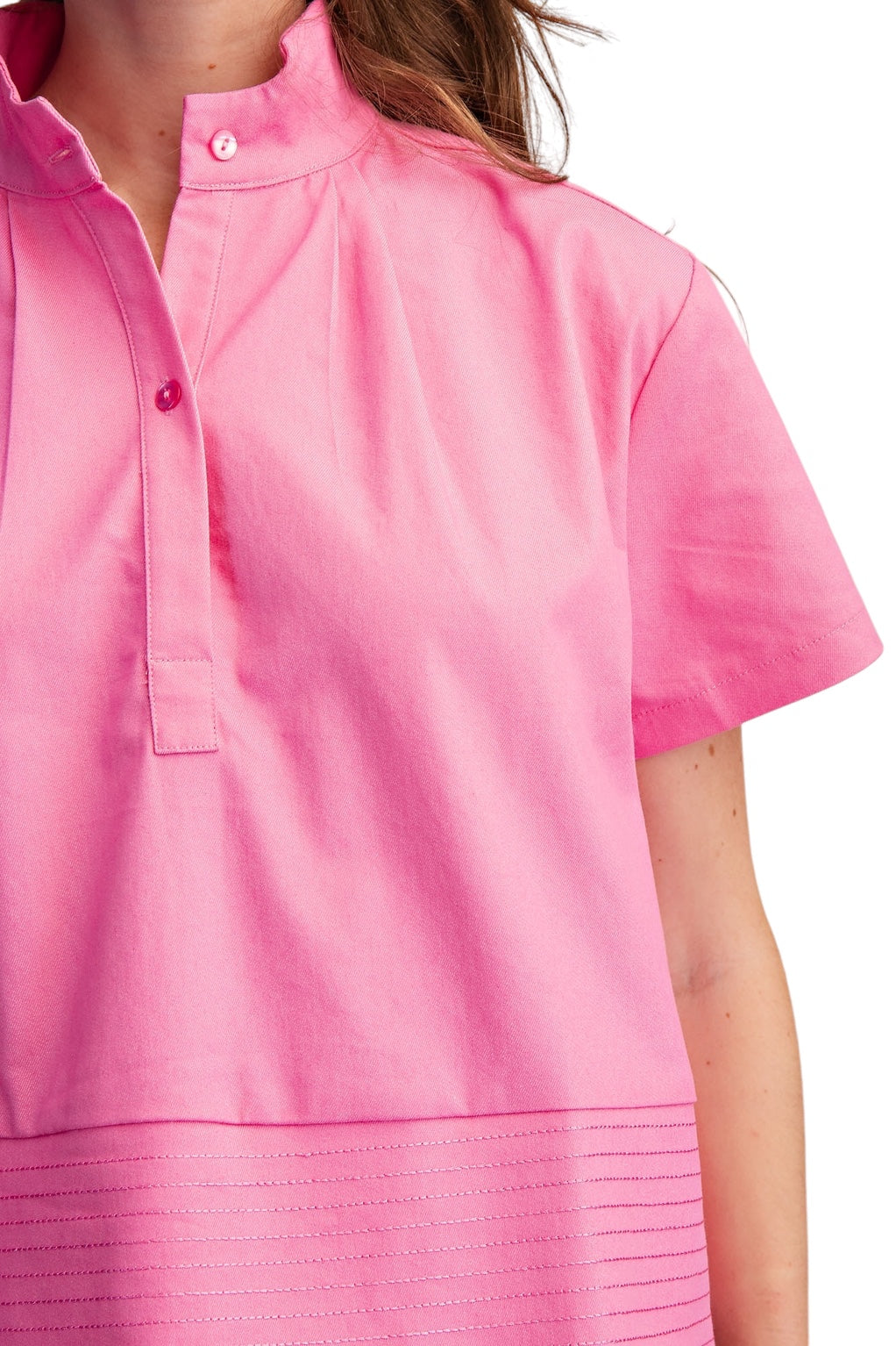Twain Stitch Detail Top