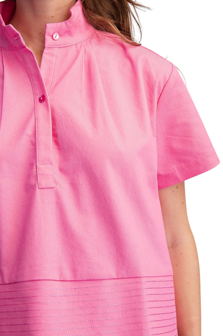 Twain Stitch Detail Top