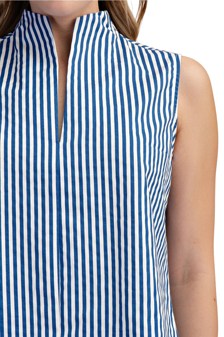 Batt Striped Sleeveless Top