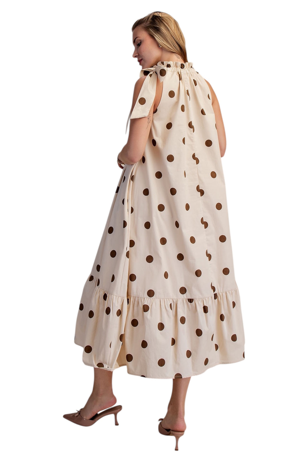 Cable Dot Midi Dress