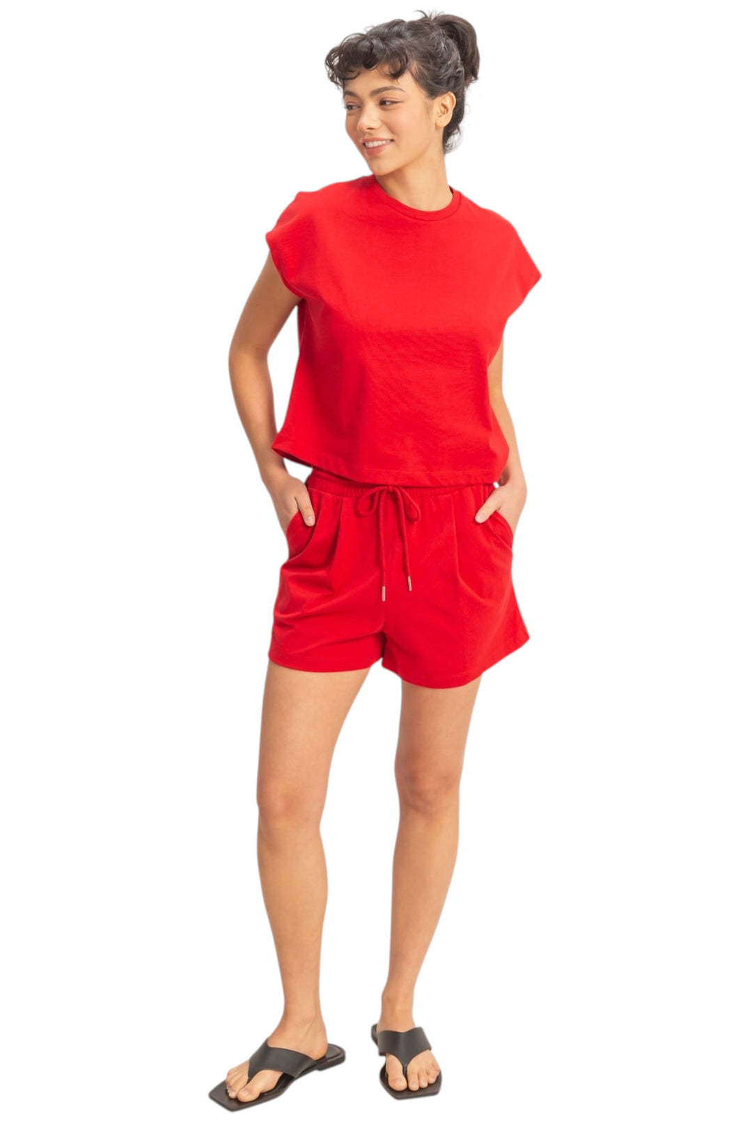 Marley Cap Sleeve Short Set