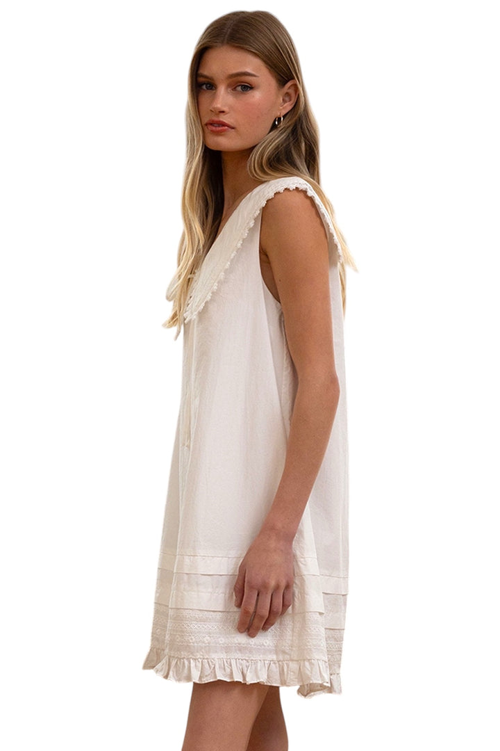 Freese Ruffle Hem Mini Dress