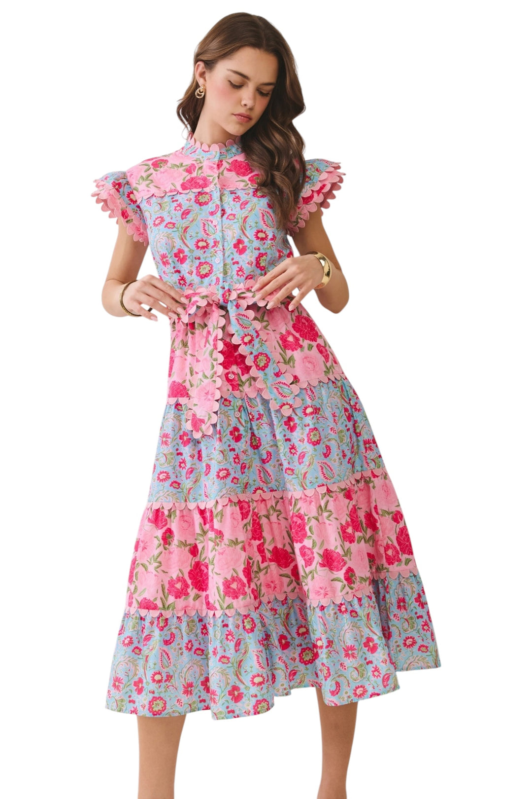 Grove Floral Midi Dress