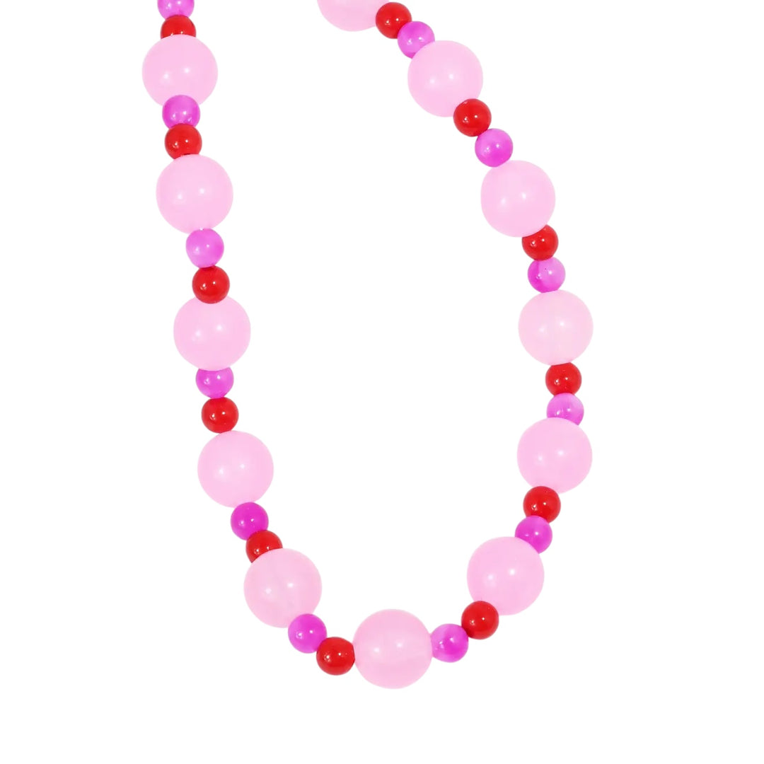 Pink Palm Stone Necklace