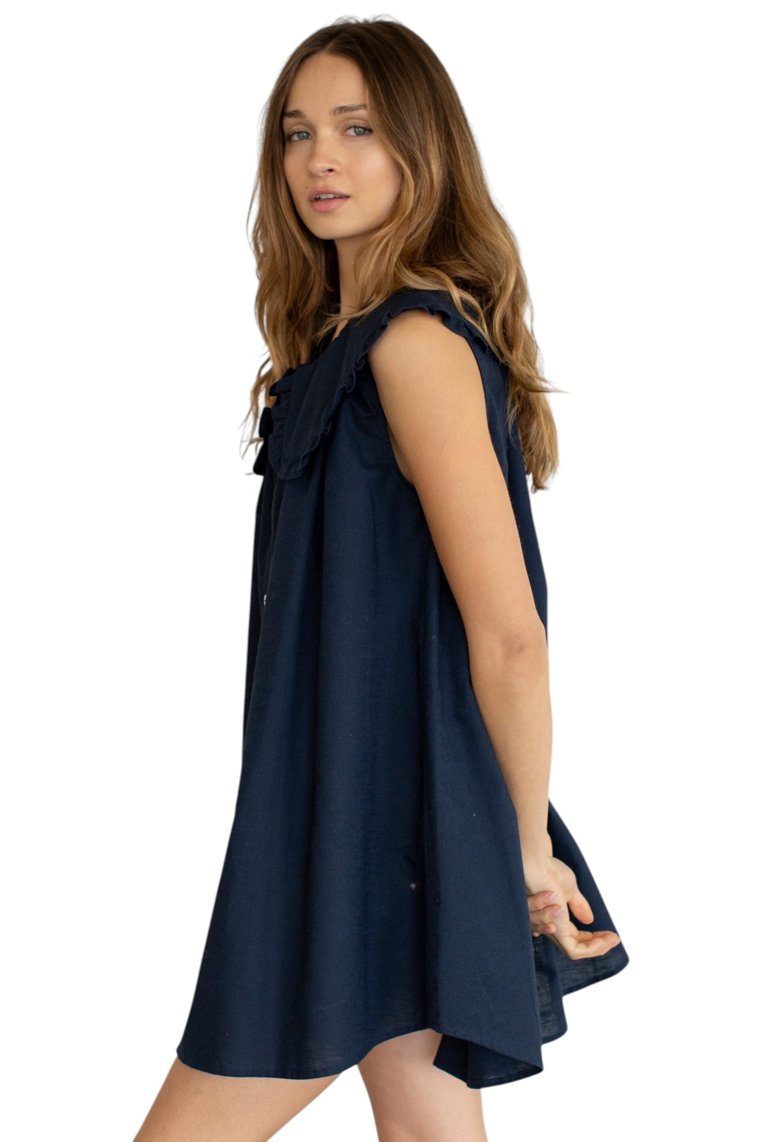 Belle Peter Pan Collar Mini Dress