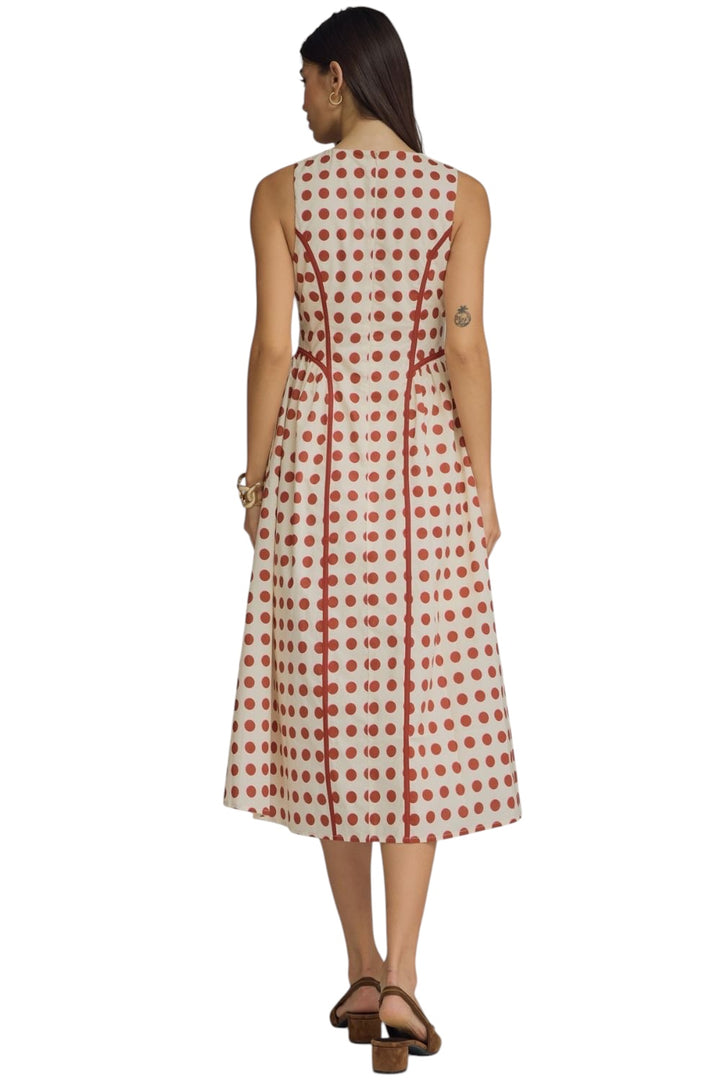 Meeker Dot Midi Dress