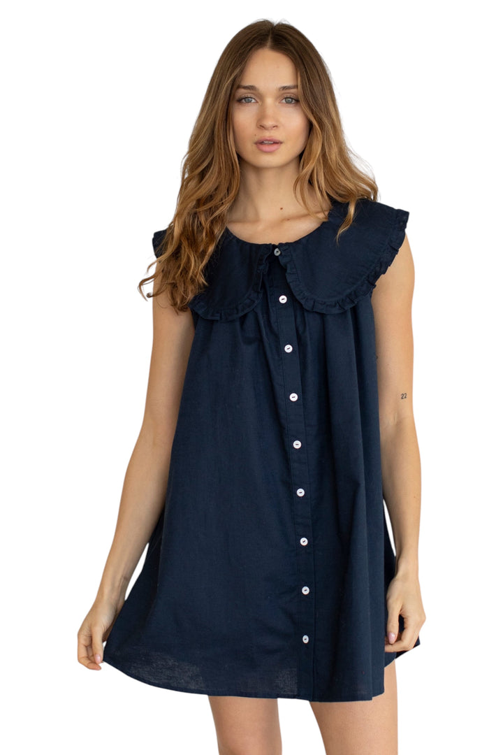 Belle Peter Pan Collar Mini Dress