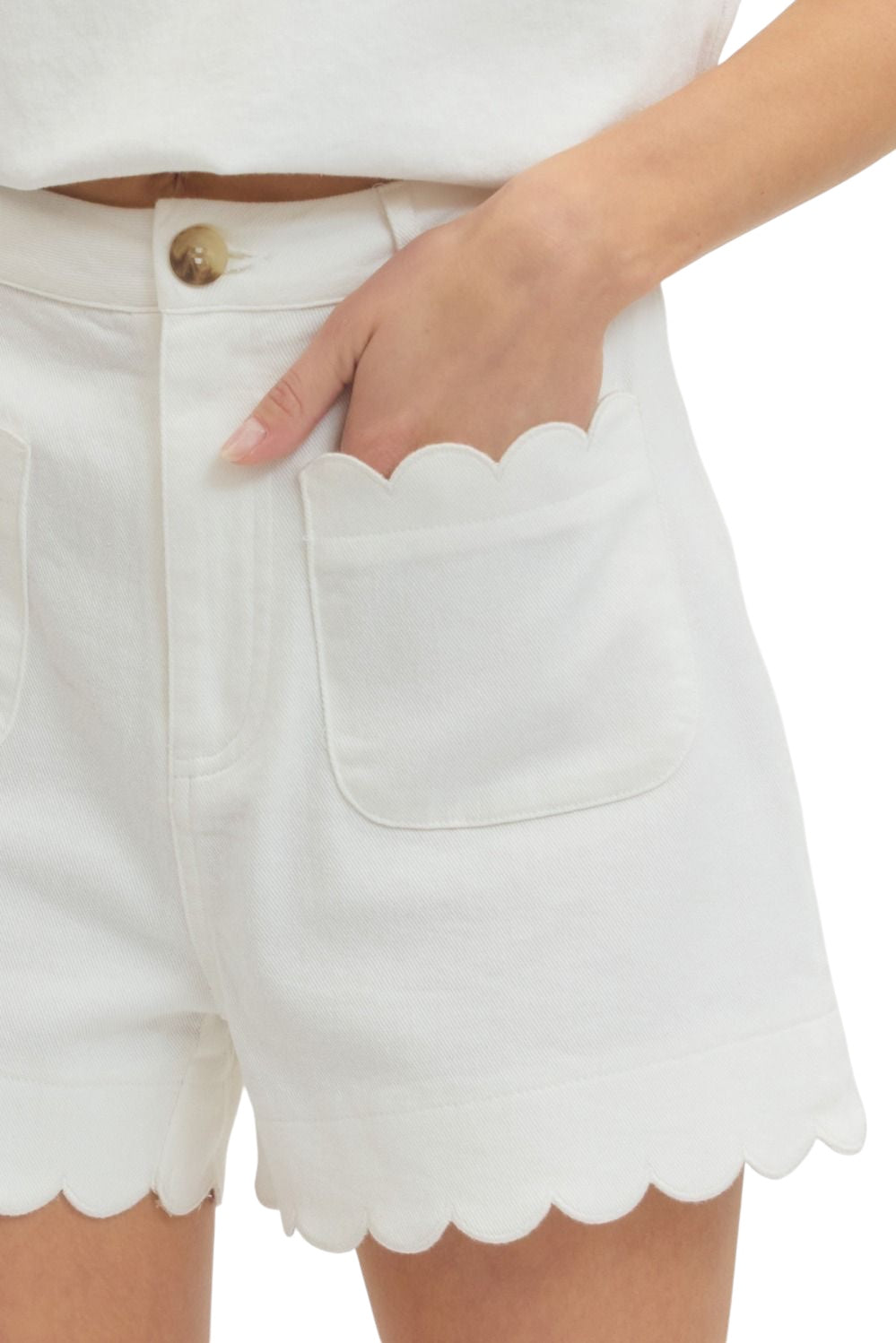 Sumter Scalloped Shorts