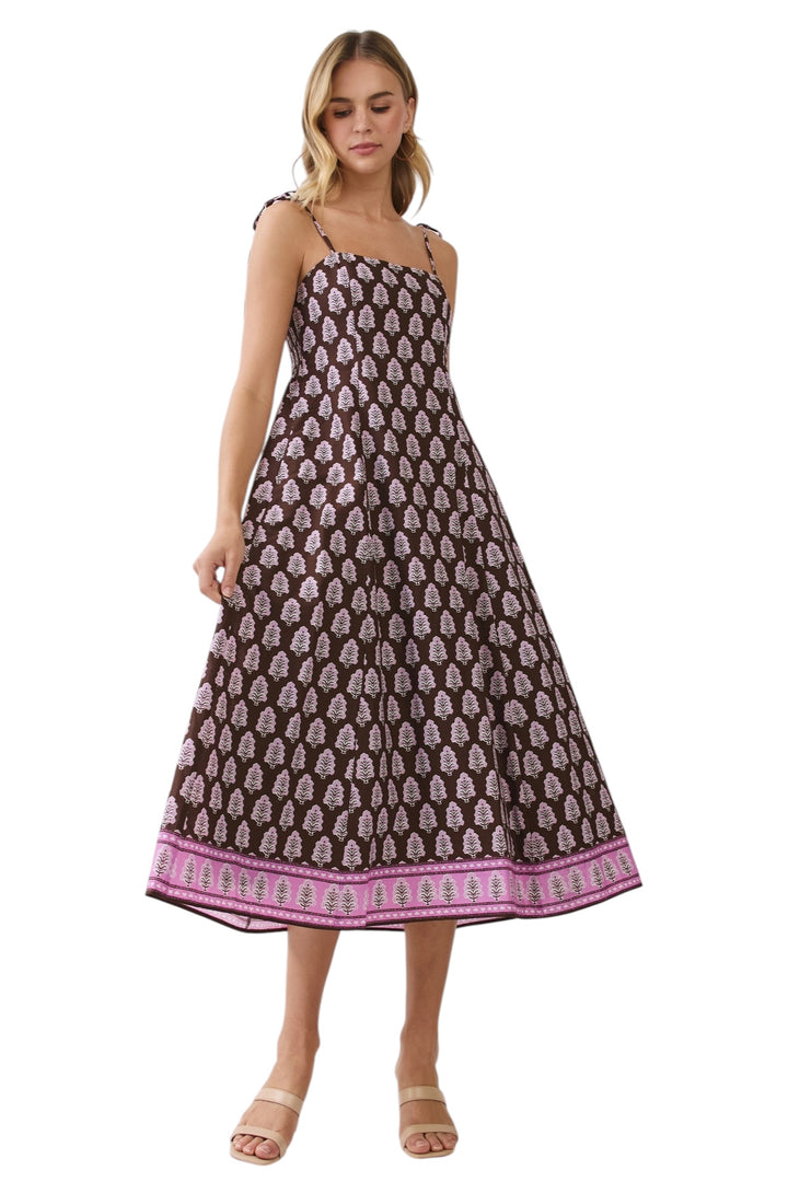 Monroe Floral Midi Dress