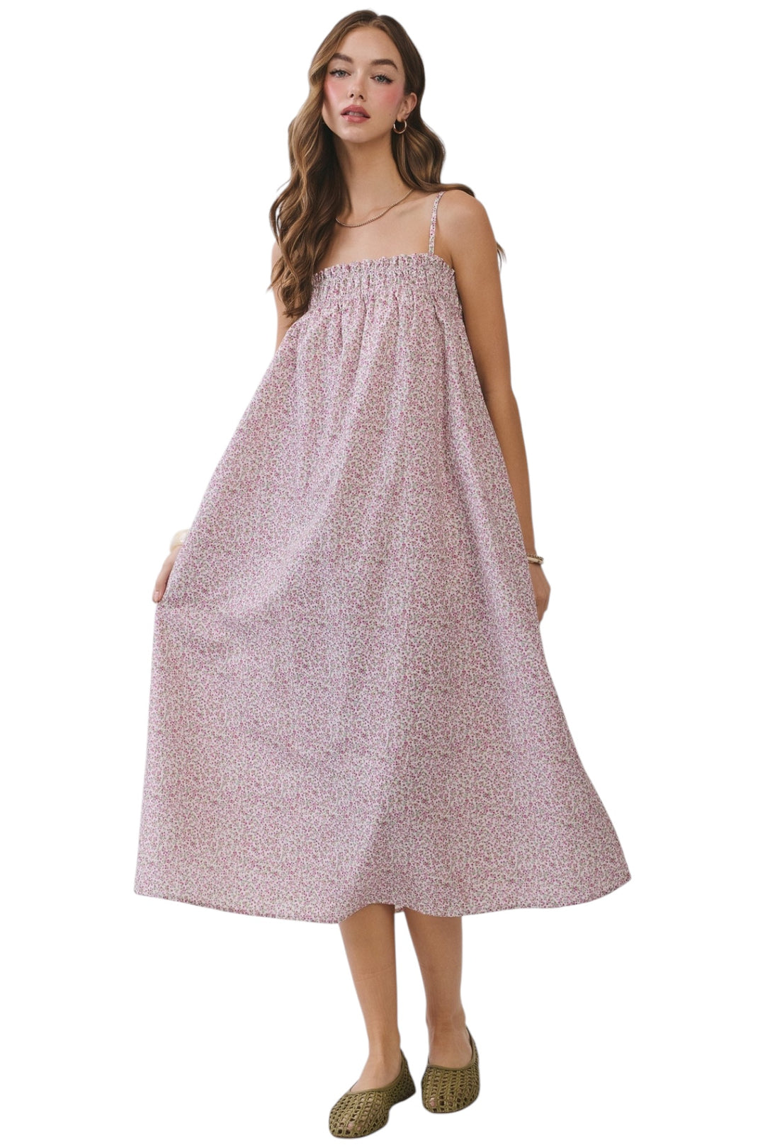 Macklin Floral Midi Dress