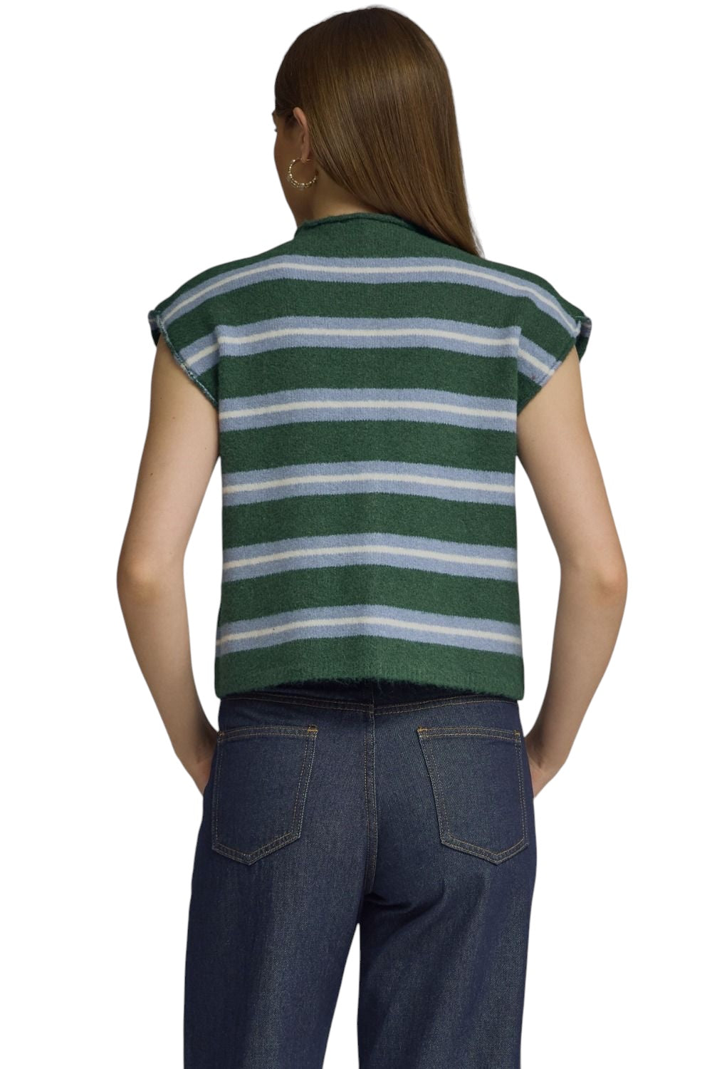 Dumont Striped Sleeveless Sweater