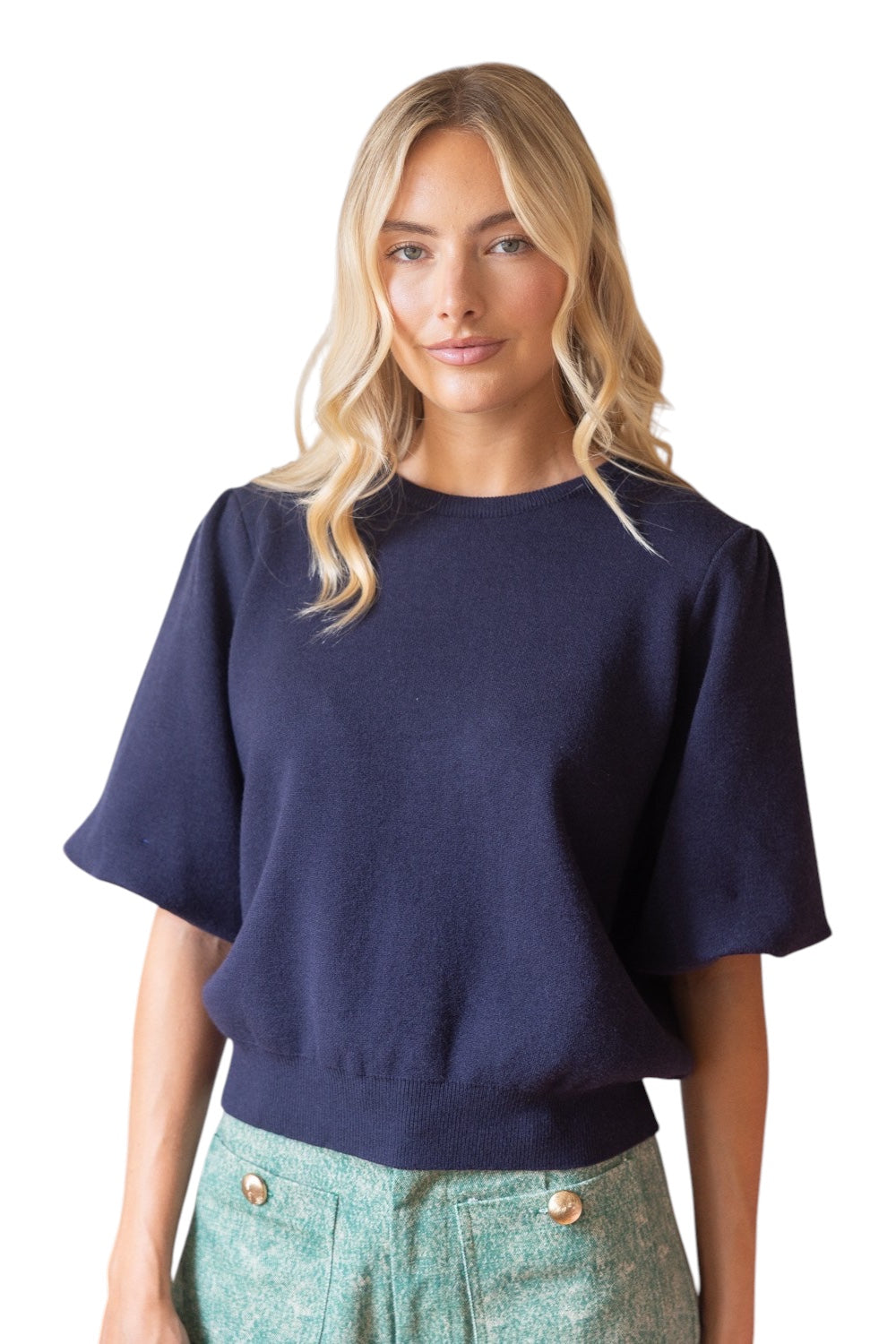 Arden Bubble Sleeve Sweater