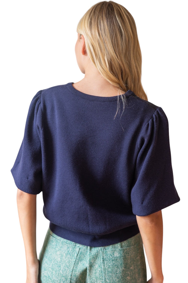 Arden Bubble Sleeve Sweater