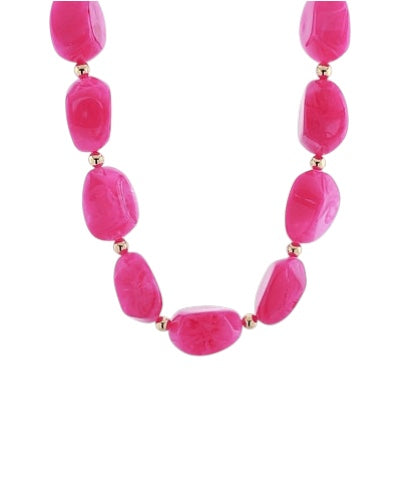 Marble Pebble Candy Necklace