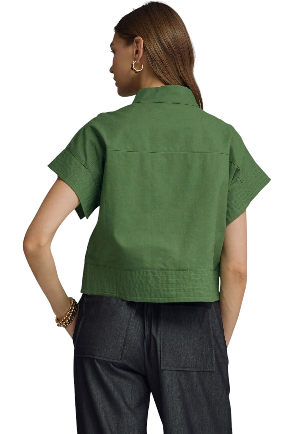 Heyer Standing Collar Top